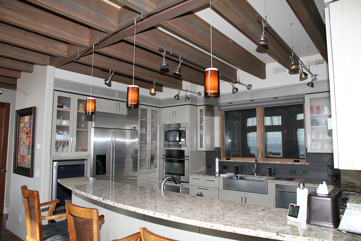 Custom Home by Sandpoint Builders in North Idaho, kitchen